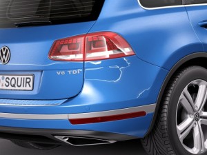 Volkswagen Touareg 2015 3D Модель