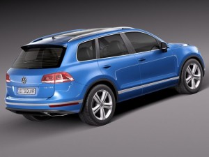 Volkswagen Touareg 2015 3D Модель