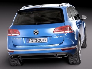 Volkswagen Touareg 2015 3D Модель