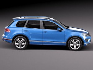 Volkswagen Touareg 2015 3D Модель