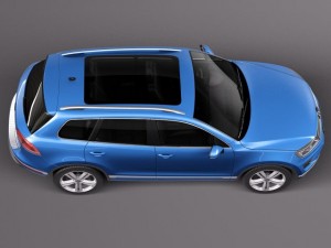 Volkswagen Touareg 2015 3D Модель