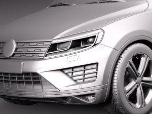 Volkswagen Touareg 2015 3D Модель