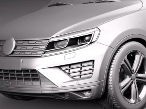 Volkswagen Touareg 2015 Modelo 3D