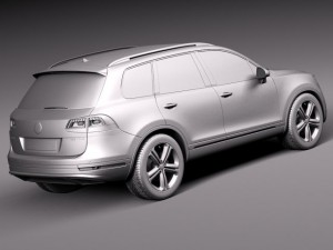Volkswagen Touareg 2015 3D Модель