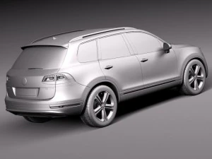 Volkswagen Touareg 2015 Modelo 3D