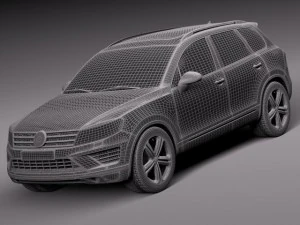 Volkswagen Touareg 2015 Modelo 3D
