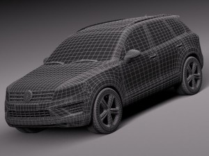 Volkswagen Touareg 2015 3D Модель