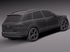 Volkswagen Touareg 2015 3D Модель