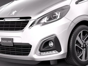 Peugeot 108 5-door 2015 3D Model