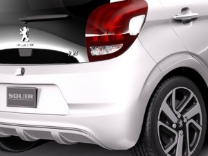 Peugeot 108 5-door 2015 3D Model