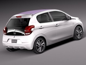 Peugeot 108 5-door 2015 3D Model