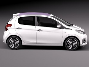 Peugeot 108 5-door 2015 3D Model