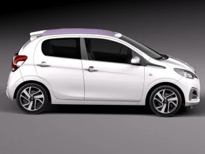 Peugeot 108 5-door 2015 3D Model