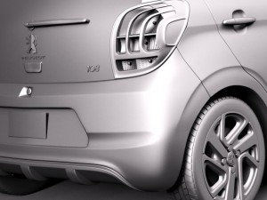 Peugeot 108 5-door 2015 3D Model