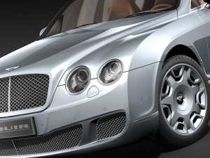 Bentley Continental Flying Spur Speed 2009 Modello 3D