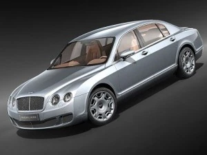 ベントレー コンチネンタル フライング スパー スピード 2009 3Dモデル