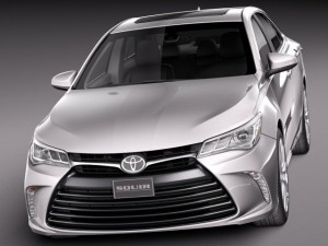 Toyota Camry 2015 Model 3D