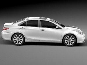 Toyota Camry 2015 Model 3D