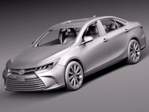 Toyota Camry 2015 Model 3D