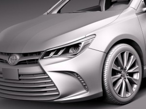 Toyota Camry 2015 Model 3D