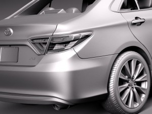 Toyota Camry 2015 Model 3D