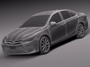 Toyota Camry 2015 Model 3D