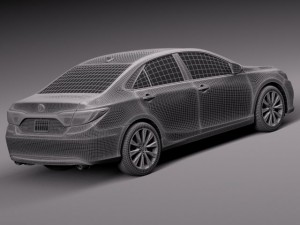 Toyota Camry 2015 Model 3D