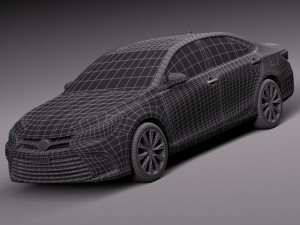 Toyota Camry 2015 Model 3D