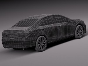 Toyota Camry 2015 Model 3D
