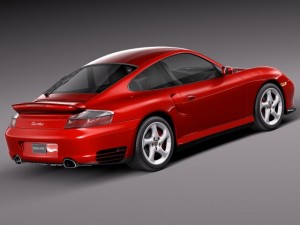Porsche 911 Turbo 996 2002 3D Модель