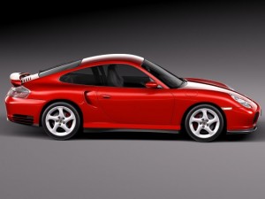 Porsche 911 Turbo 996 2002 3D Модель