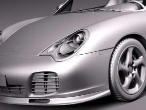 Porsche 911 Turbo 996 2002 3D Модель