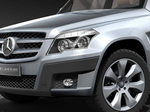 Mercedes-Benz GLK 2009 Model 3D