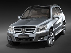 Mercedes-Benz GLK 2009 Model 3D