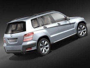 Mercedes-Benz GLK 2009 Model 3D