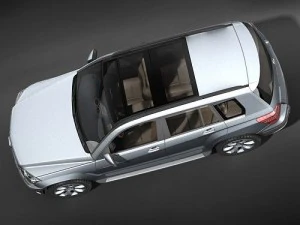 Mercedes-Benz GLK 2009 3D Model