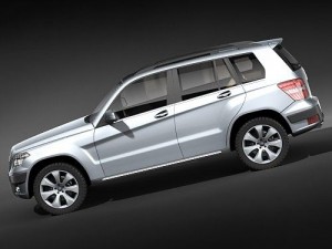 Mercedes-Benz GLK 2009 Model 3D