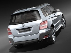 Mercedes-Benz GLK 2009 Model 3D