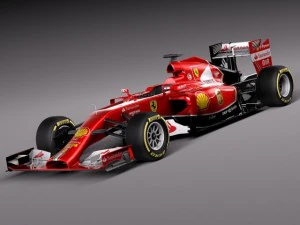 Formula 1 Ferrari 2014 F1 3D Model