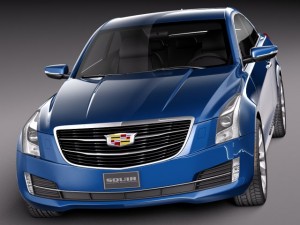 Cadillac ATS Coupe 2015 3Dモデル