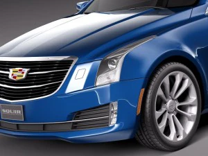 Cadillac ATS Coupe 2015 3D Model