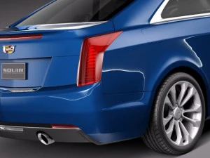 Cadillac ATS Coupe 2015 3D Model