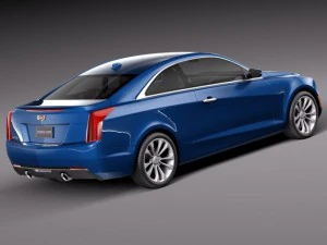 Cadillac ATS Coupe 2015 3D Model