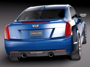 Cadillac ATS Coupe 2015 3D Model
