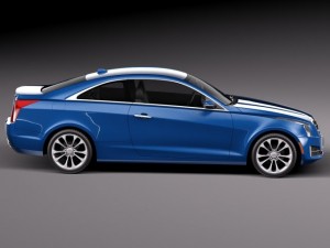 Cadillac ATS Coupe 2015 3Dモデル