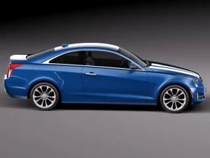 Cadillac ATS Coupe 2015 3D Model
