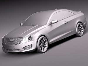 Cadillac ATS Coupe 2015 3Dモデル