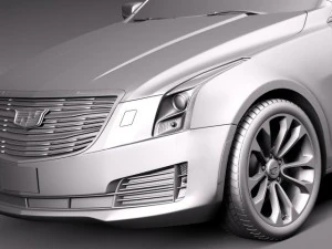 Cadillac ATS Coupe 2015 3D Model