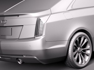 Cadillac ATS Coupe 2015 3Dモデル