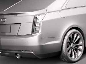 Cadillac ATS Coupe 2015 3D Model